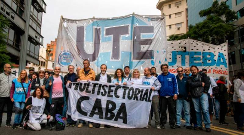 En este momento estás viendo Clases Presenciales: Fuerte rechazo de la UTE en el territorio porteño