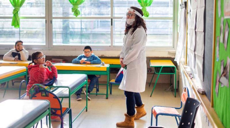 En este momento estás viendo Clases presenciales: Denuncian la ausencia de burbujas para docentes en protocolos