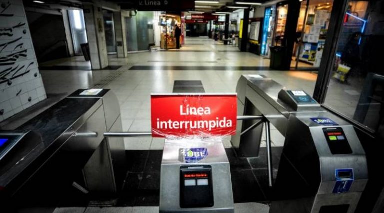 Lee más sobre el artículo Paran todas las líneas de Subte y Premetro desde las 20