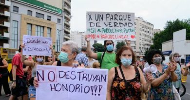 Comuna 6: Marchan en rechazo al Parque Lineal de Honorio Pueyrredón