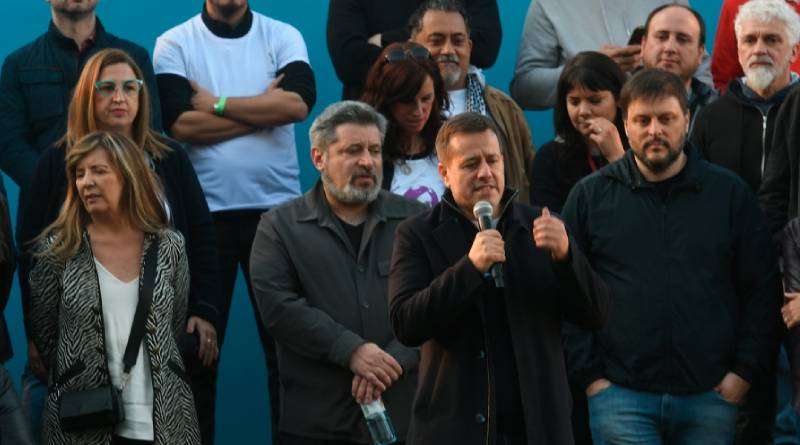 Dirigentes del Frente de Todos apoyaron a Cristina en el encuentro en Parque Lezama