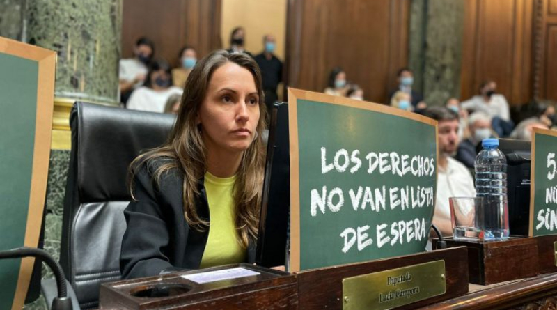 En este momento estás viendo La legisladora María Bielli reclamó contra los recortes en educación que realiza el GCBA