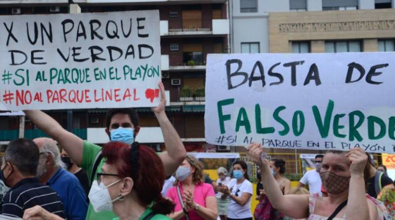 En este momento estás viendo El Gobierno de la Ciudad acató la orden de la Justicia de no continuar avanzando con el parque lineal de Caballito