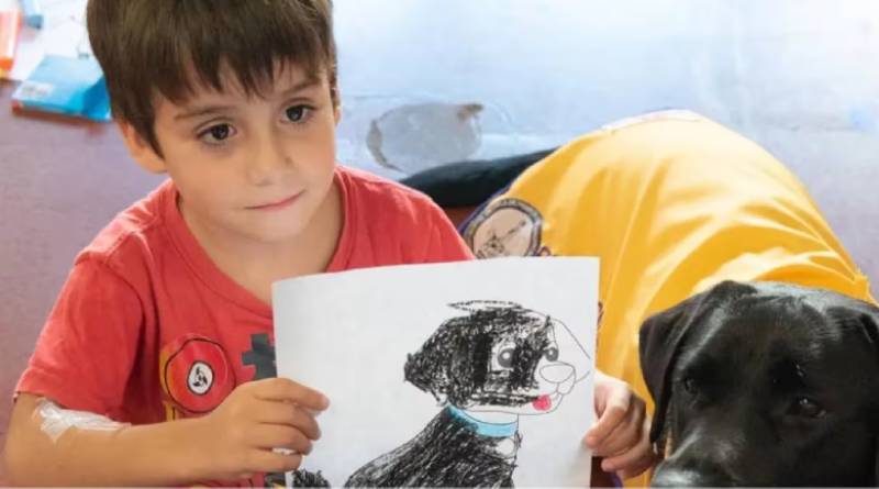 En este momento estás viendo El Hospital Garrahan incorpora la terapia asistida con animales para pacientes internados