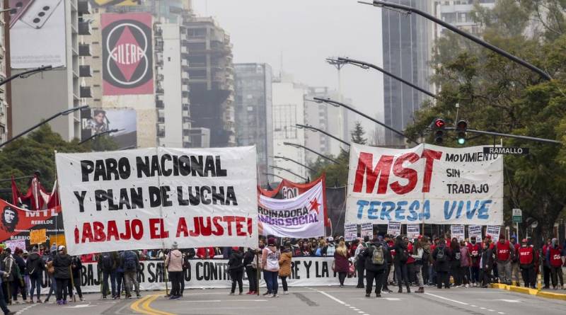 Organizaciones sociales movilizan con cortes en la Ciudad de Buenos Aires y toda la Argentina